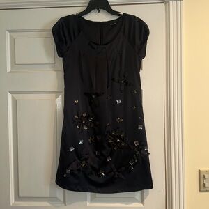 Bizz boutique women’s size small black dress with rhinestones